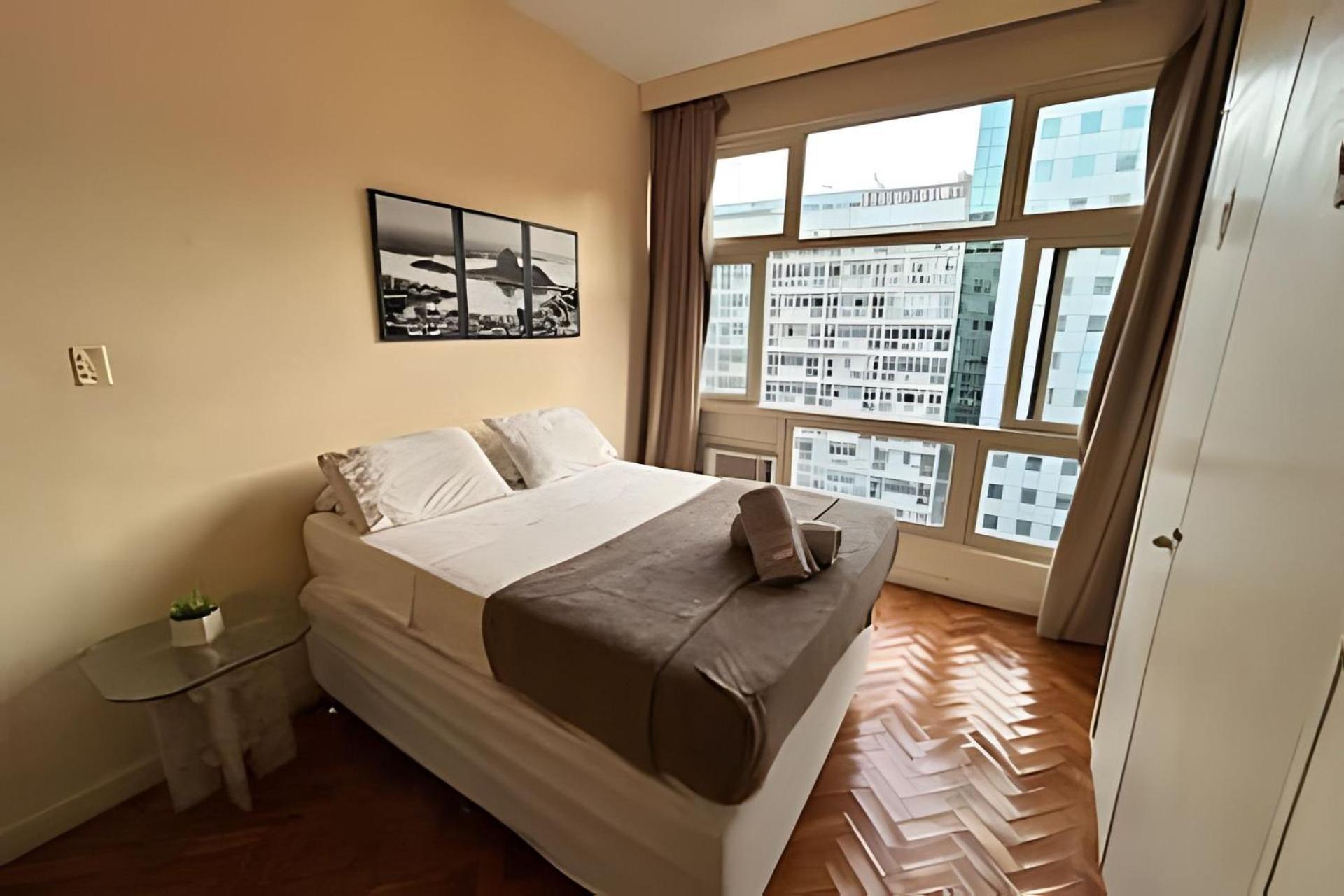 Apartamento Em Copacabana Com Vista Lateral Do Mar Ρίο ντε Τζανέιρο Εξωτερικό φωτογραφία